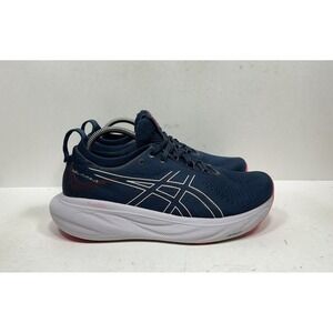 Asics Gel Nimbus 25 1012B356 Blue Running Shoes Sneakers Womens Size 9.5